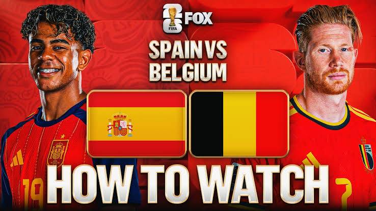 Direct Link ban ioh peit ia ki jingia lehkai haka pdeng ka Spain vs Belgium